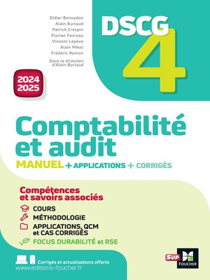 cover image of DSCG 4 Comptabilité et audit